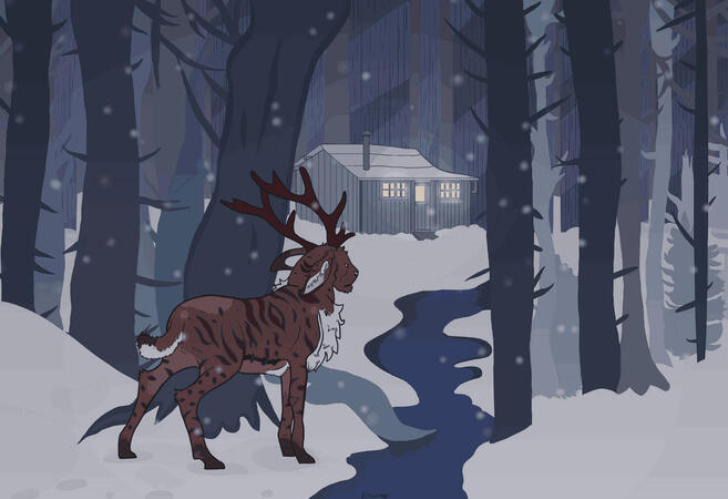 On The Outside Looking In - Digital Illustration